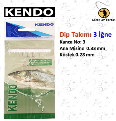 Kendo 3 İğneli Dip Takımı resmi