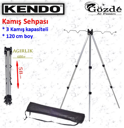 Kendo Rod Holder  120 cm Kamış Sehpası resmi