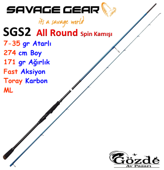 Savage Gear SGS2 All-Around  2.74m  7-35 gr  Kamış resmi