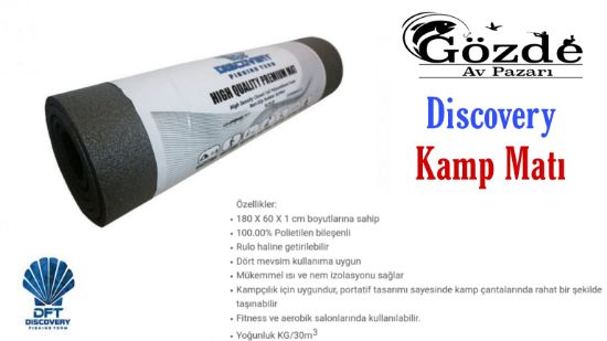 Discovery Kamp Matı Xpe 1X60X180 Cm Füme resmi