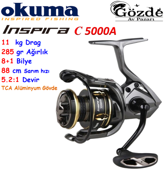 Okuma İnspira ISX-C5000A Gunsmoke  8+1 Bilye Makine  resmi