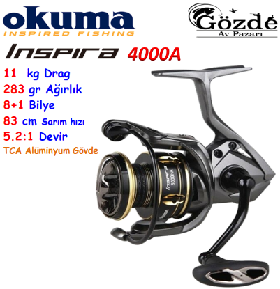 Okuma İnspira ISX-4000A Gunsmoke  8+1 Bilye Makine  resmi