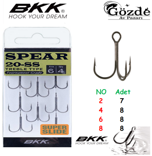 BKK Spear-20 SS Üçlü İğne resmi