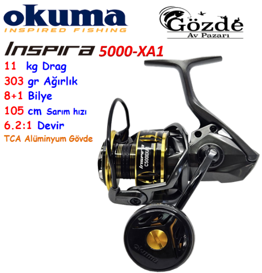 Okuma İnspira ISX-5000XA1 Gunsmoke 8+1 Bilye Makine  resmi