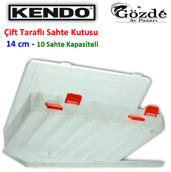 Kendo Çift Taraflı Suni Yem Kutusu 14 cm resmi