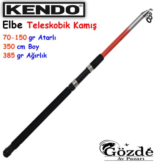 Kendo Elbe 3.50 mt 70-150 gr Teleskobik Kamış  resmi