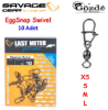 Savage Gear Needle Eggsnaps Swivel 10 Adet  resmi
