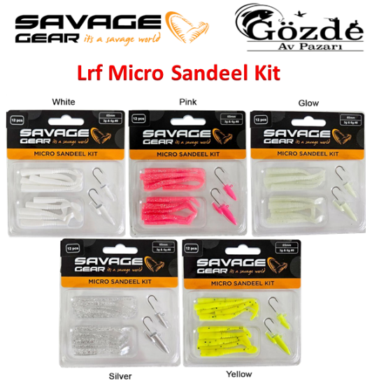 Savage Gear Micro Sandeel Kit Silikon resmi