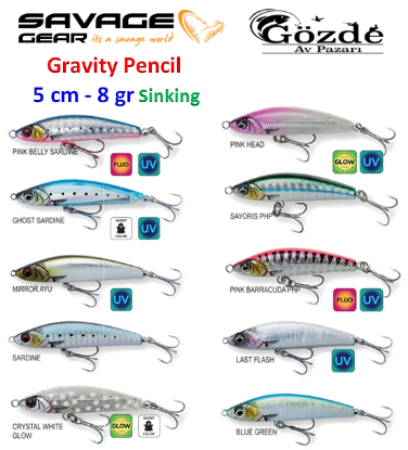 Savage Gear Gravity Pencil 5 cm - 8 gr Sahte Balık resmi
