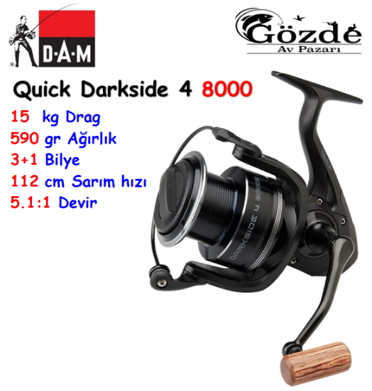 Dam Quick Darkside 4 8000S FD 3+1 Bilye Makine resmi
