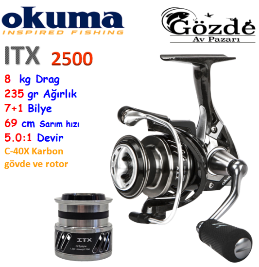 Okuma ITX-2500 7+1 Bilye Makine resmi
