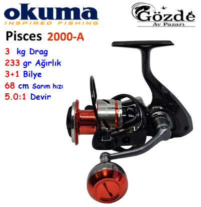 Okuma Pisces PS-2000A 3+1 Bilye Makine resmi