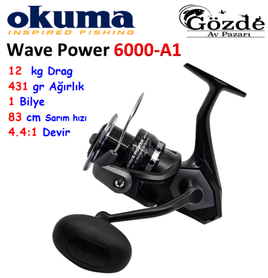 Okuma Wave Power WP-6000A 1 Bilye Makine   resmi