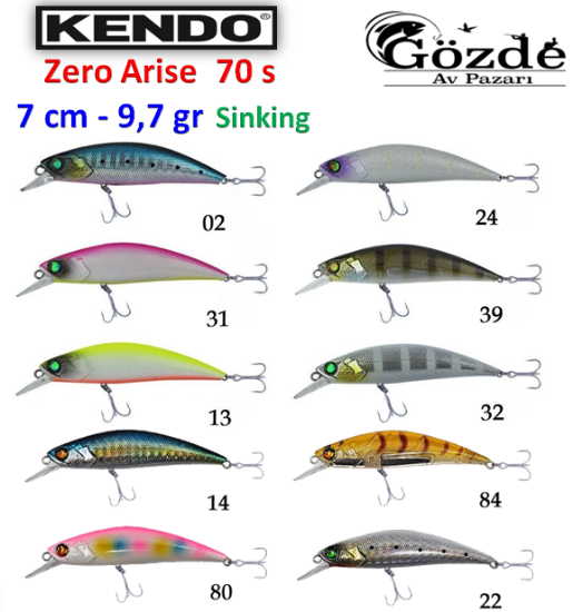 Kendo Zero Arise Minnow 70s Sinking Sahte resmi