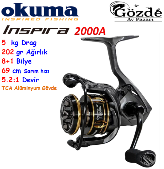Okuma İnspira ISX-2000A Gunsmoke  8+1 Bilye Makine resmi