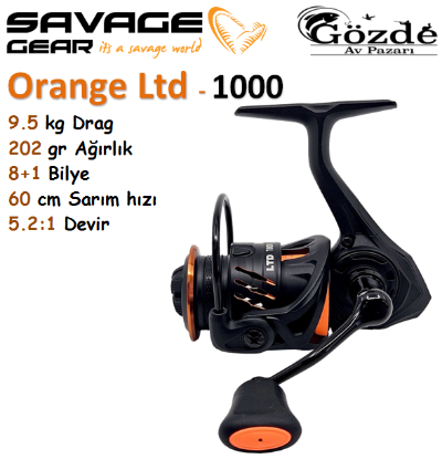 Savage Gear Orange LTD  1000 FD 8+1 Bilye Makine resmi