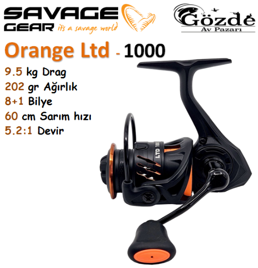 Savage Gear Orange LTD  1000 FD 8+1 Bilye Makine resmi