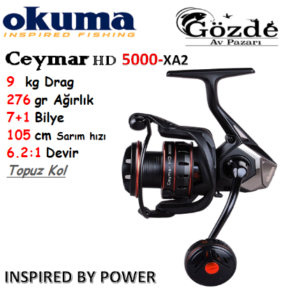 Okuma Ceymar HD-5000XA2 7+1 Bilye Makine  resmi
