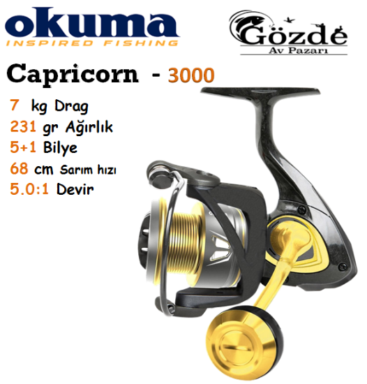 Okuma Capricorn CC-3000A 5+1 Bilye Makine  resmi