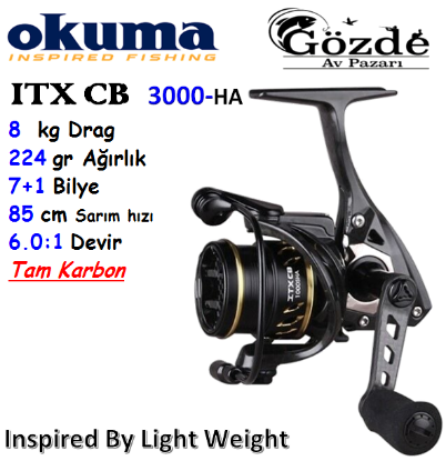 Okuma ITX CB İCB-3000HA 7+1 Bilye Makine   resmi