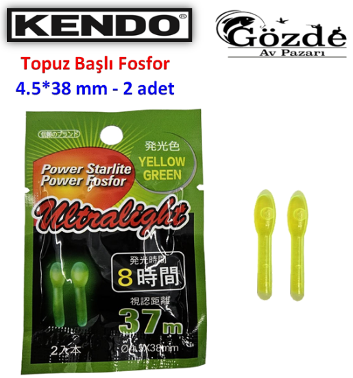 Kendo Topuz Kafalı 4.5x38mm Çiftli Fosfor resmi
