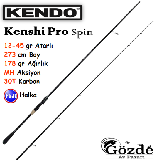 Kendo Kenshi Pro 273 cm 12-45 gr Spin Kamışı resmi