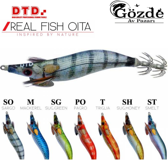 DTD Real Fish #2.5  9.6 gr Kalamar Zokası resmi