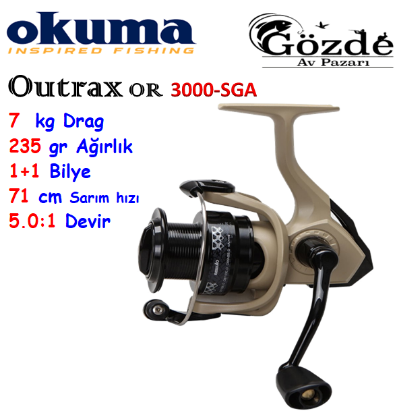 Okuma Outrax OR-3000 SGA 1+1 Bilye Makine  resmi