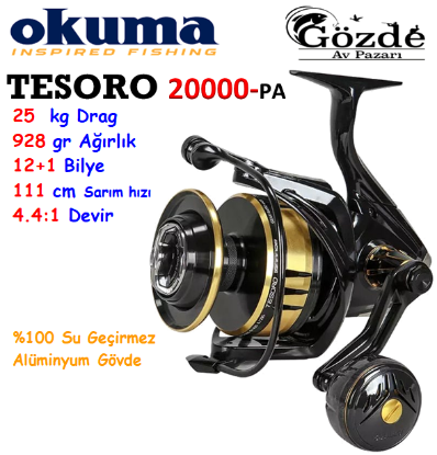 Okuma Tesoro TSR-20.000PA 12+1 Bilye Makine resmi
