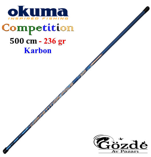 Okuma Competition Telepole %100 Karbon 5 mt Kamış  resmi