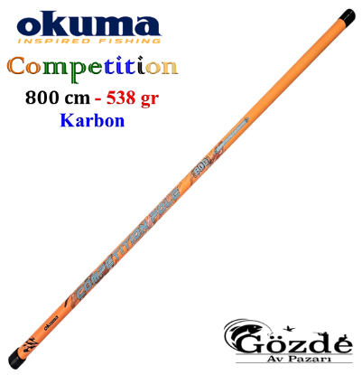 Okuma Competition Telepole %100 Karbon 8 mt Kamış  resmi