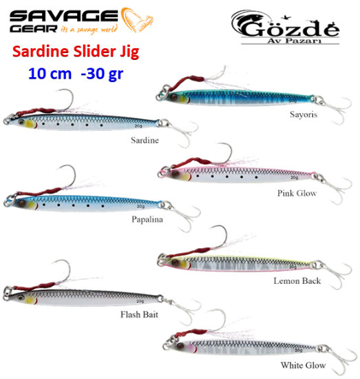 Savage Gear Sardine Slider Micro Jigs  10 cm - 30 gr resmi