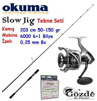 Okuma SlowJig Tekne Seti resmi