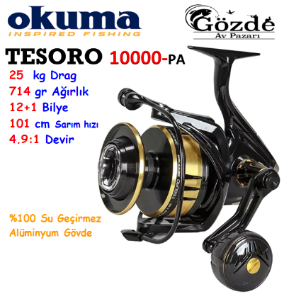 Okuma Tesoro TSR-10.000 PA 12+1 Bilye Makine  resmi