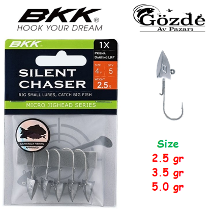 BKK Silent Chaser-Prisma Darting LRF Jighead 3.5 gr resmi