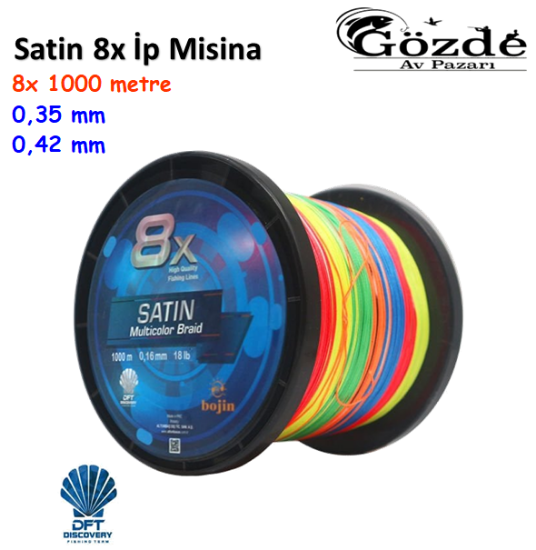 DFT Satin 8x 1000 mt Örgü İp resmi